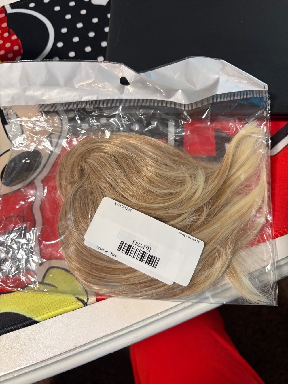 Blonde Women’s Hairpiece - Natural Blonde Clip-In Extension